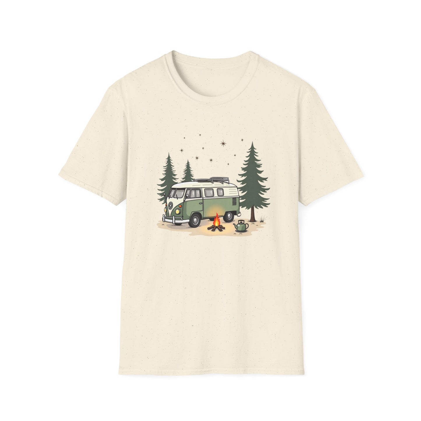 Camping Adventure Unisex Soft Style T-Shirt for Nature Lover