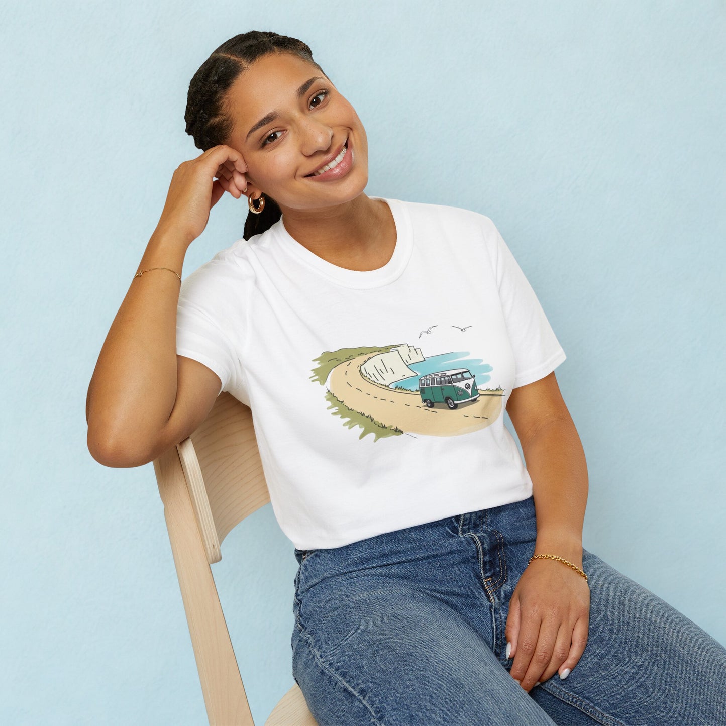 Road Trip Adventure Unisex Softstyle T-Shirt