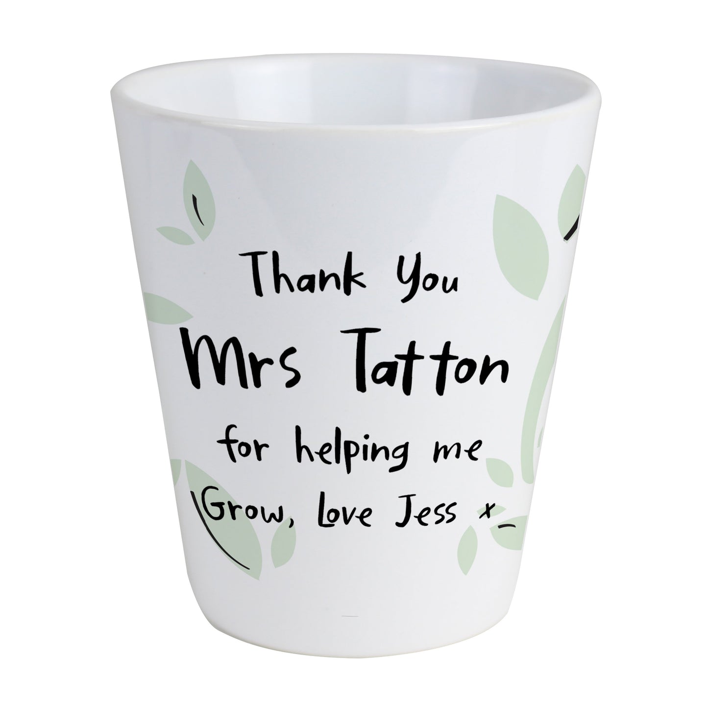 Personalised Free Text Plant Pot