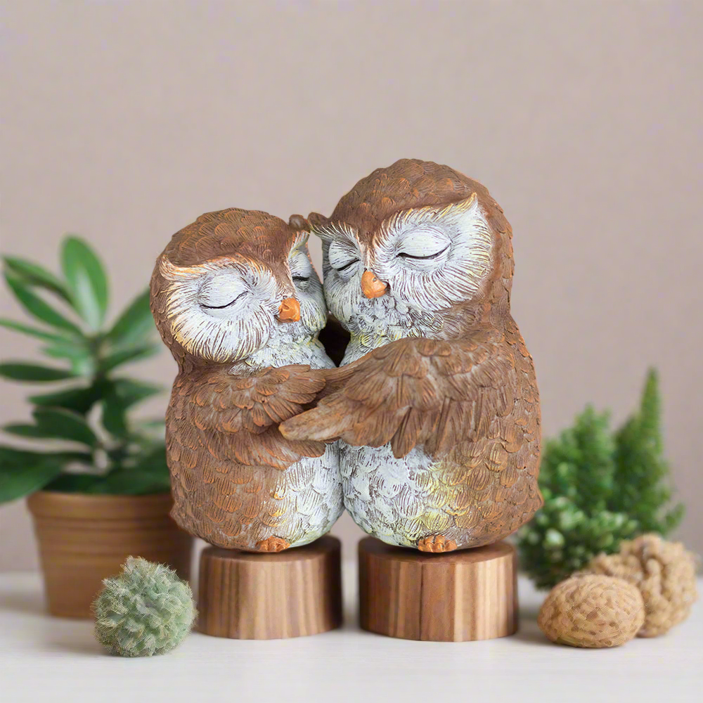 Birds of a Feather Owl Couple Ornament