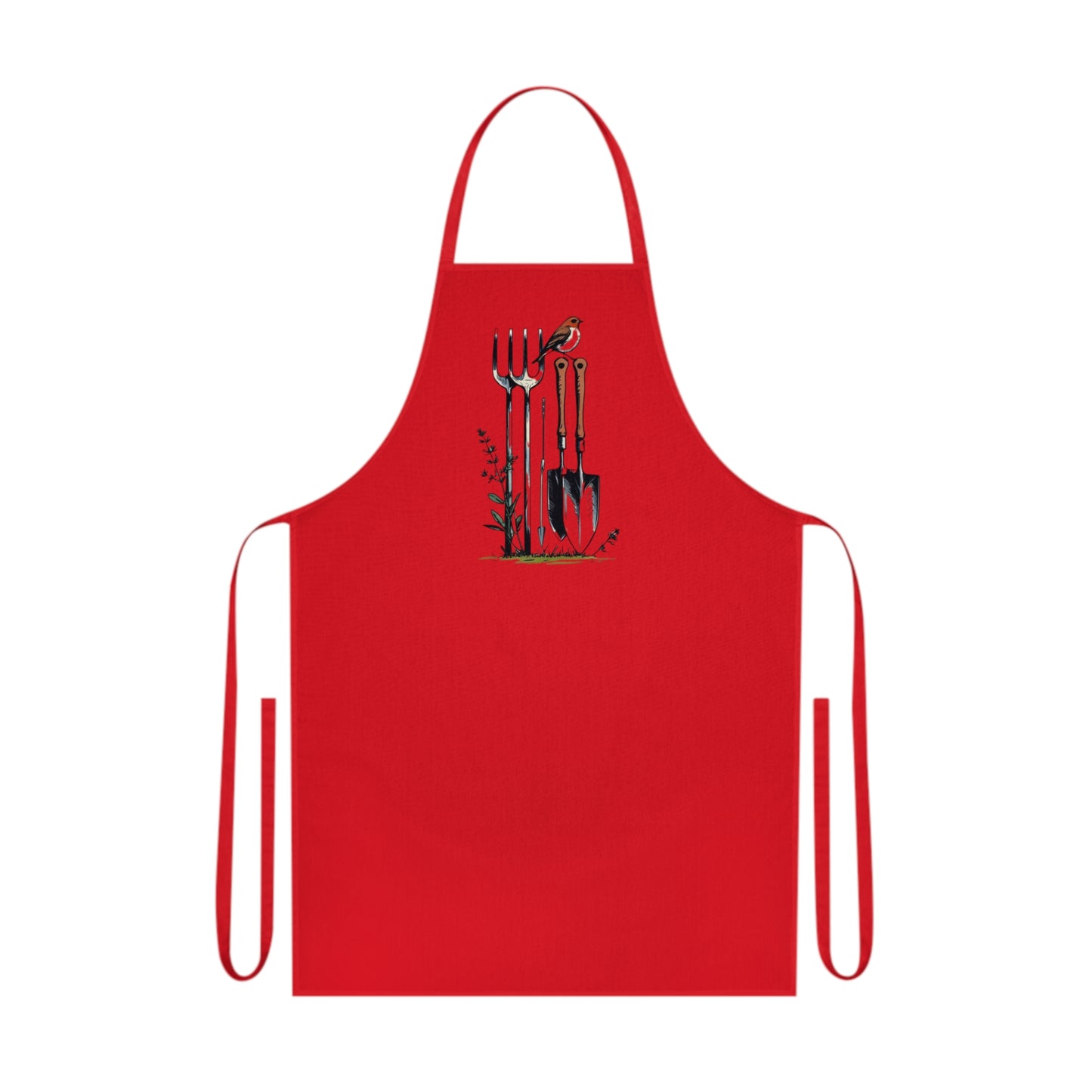 Gardener's Cotton Apron with Tool Design