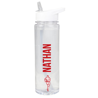 Personalised Sports Name Only Water Bottle