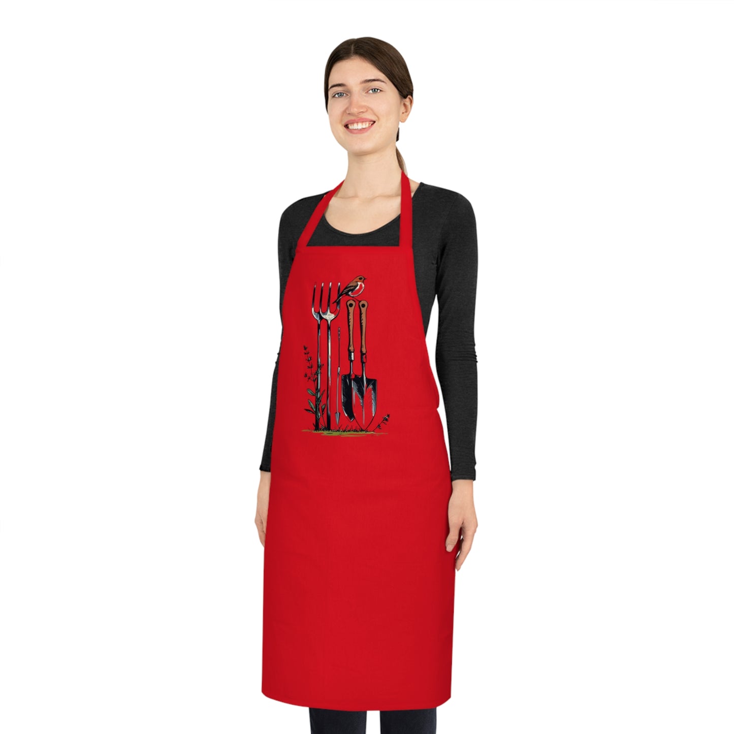 Gardener's Cotton Apron with Tool Design