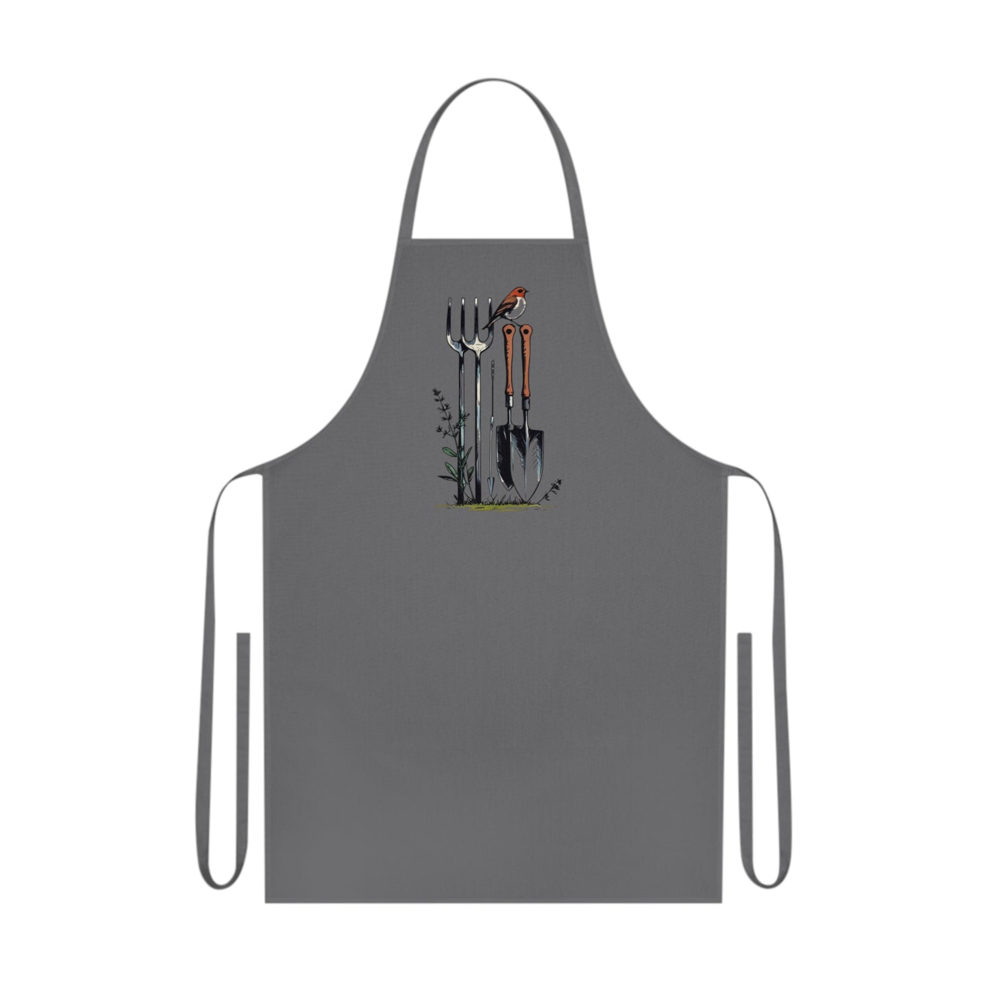 Gardener's Cotton Apron with Tool Design