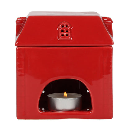 Red Ceramic House Oil Burner