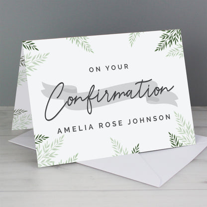 Personalised Confirmation Card