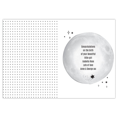 Personalised Over The Moon Card