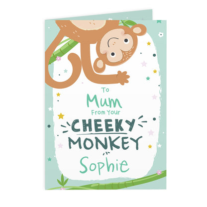 Personalised From Your Cheeky Monkey Card