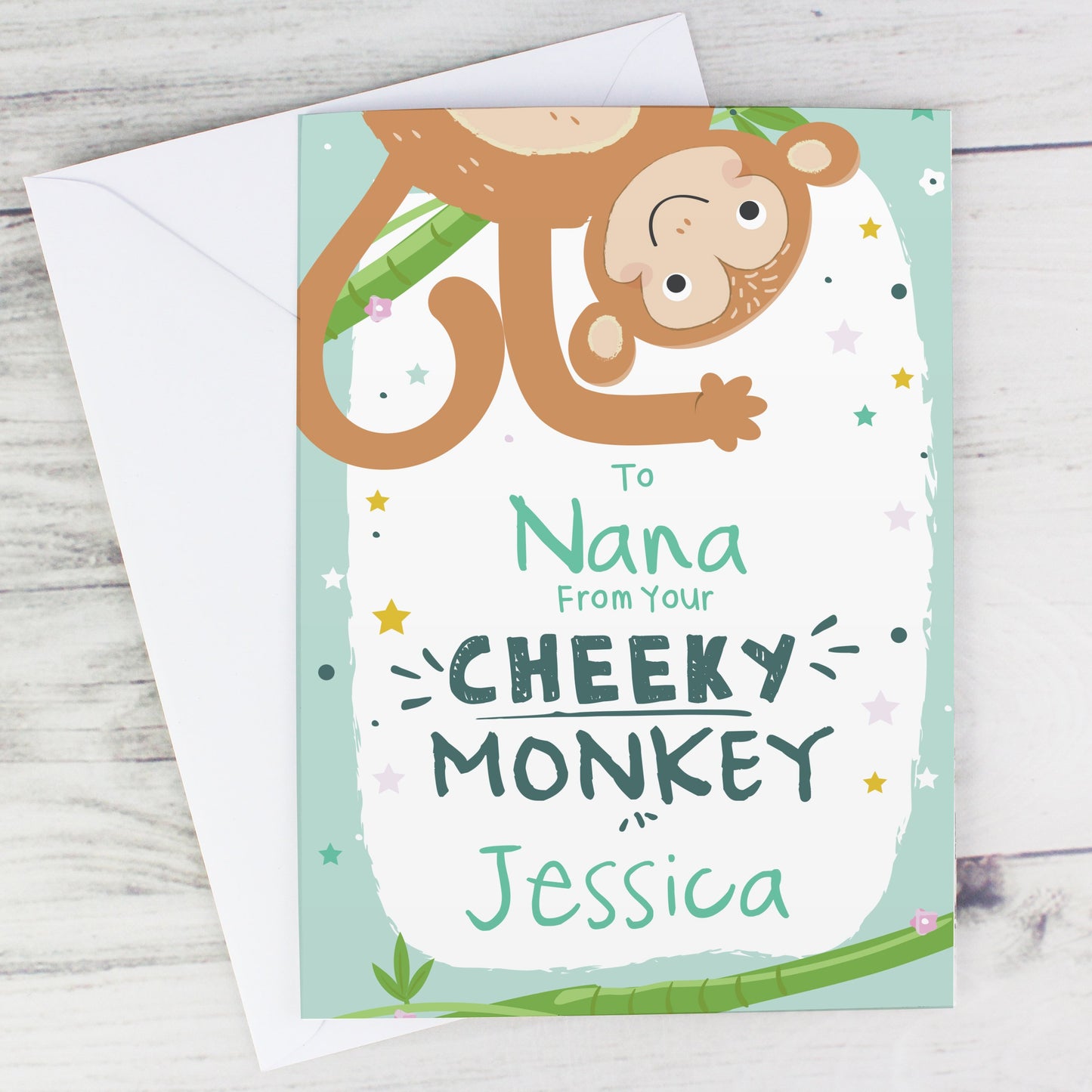 Personalised From Your Cheeky Monkey Card