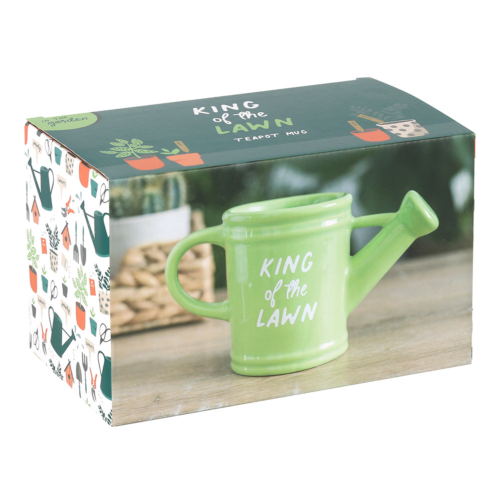 King of the Lawn Watering Can Mug