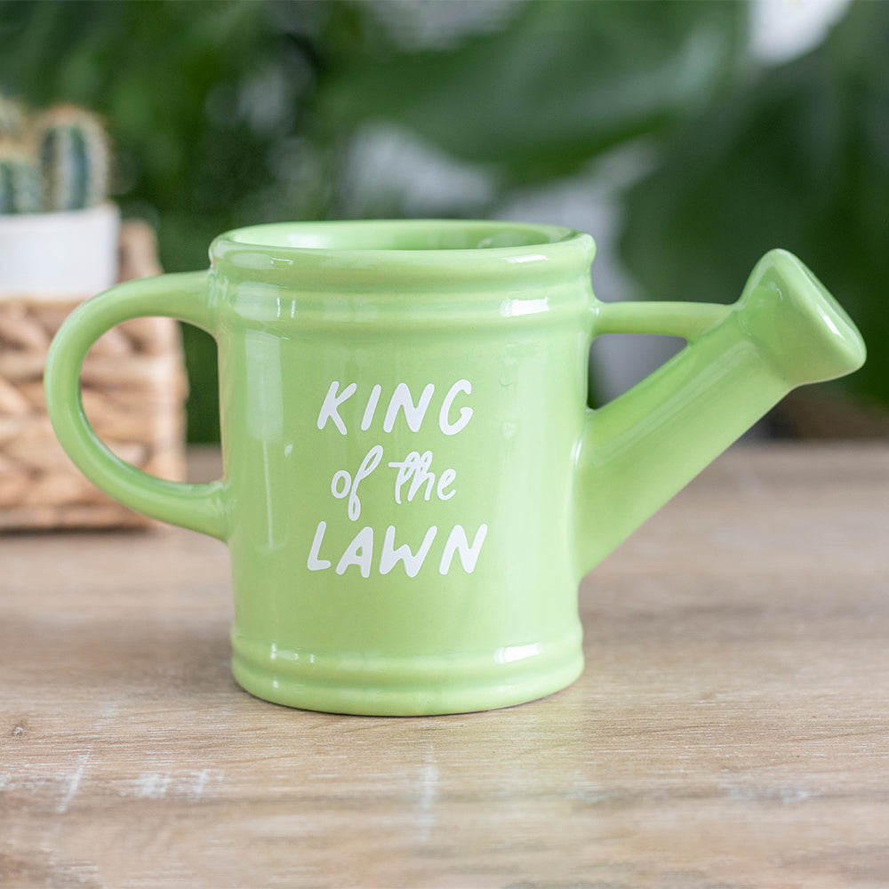 King of the Lawn Watering Can Mug