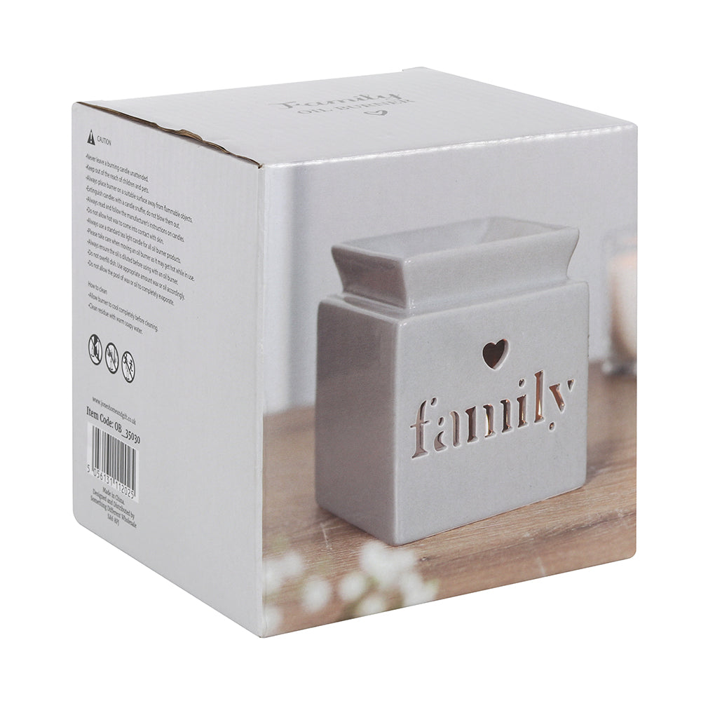 Grey Family Cut Out Oil Burner