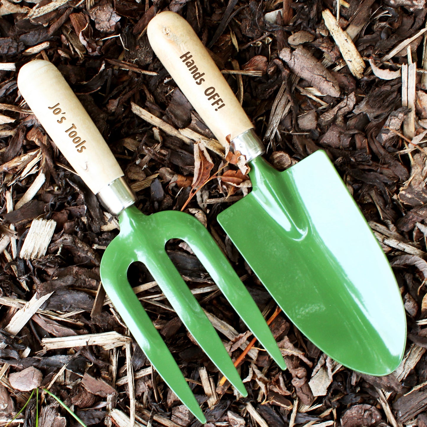 Personalised Fork & Trowel Set