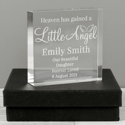 Personalised Little Angel Crystal Token