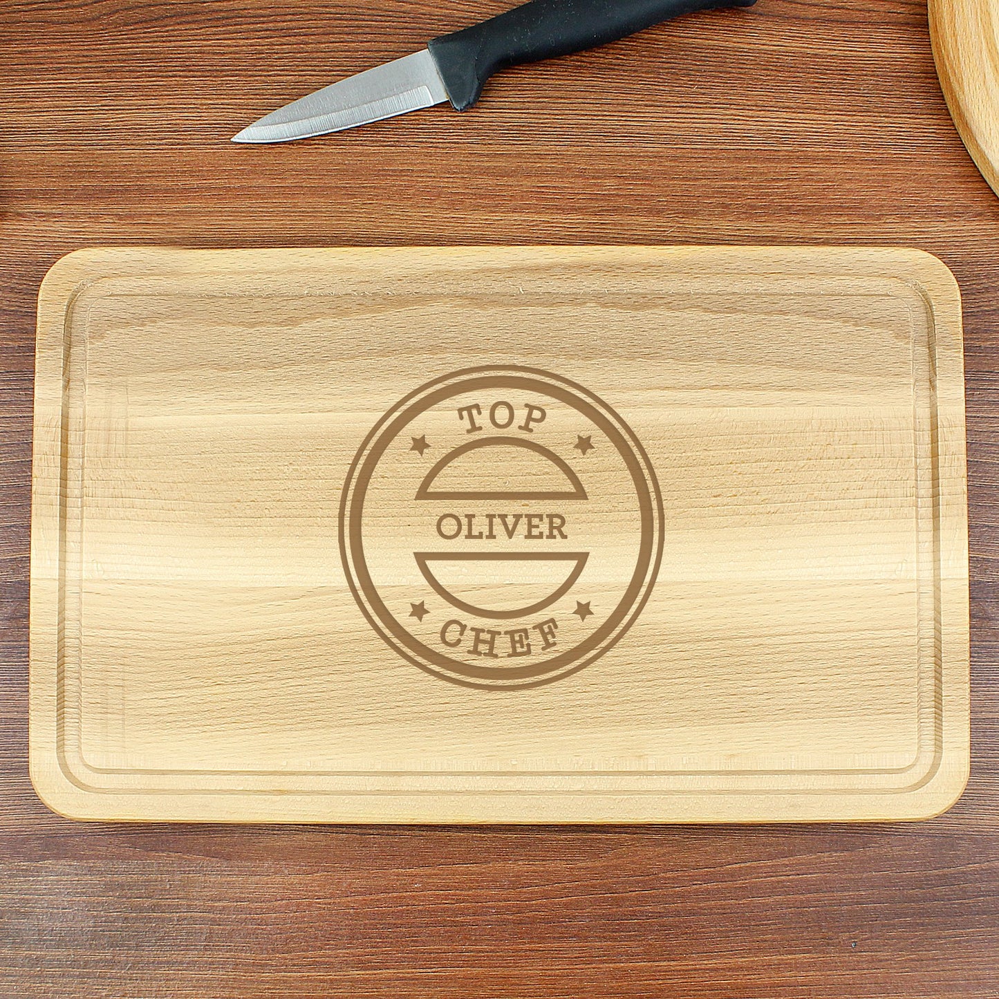 Personalised Top Chef Large Chopping Board