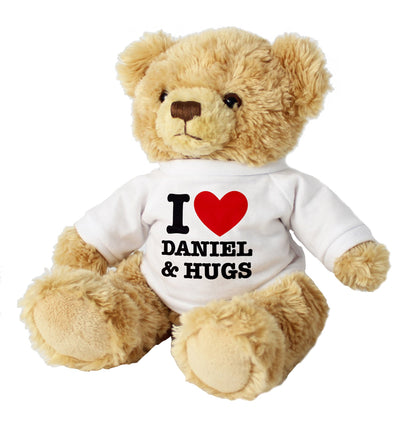 Personalised I HEART Teddy Bear