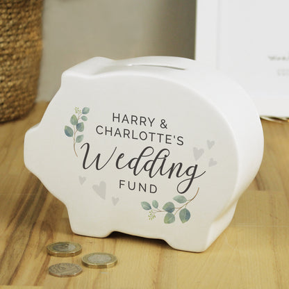 Personalised Wedding Piggy Bank