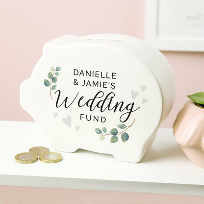 Personalised Wedding Piggy Bank