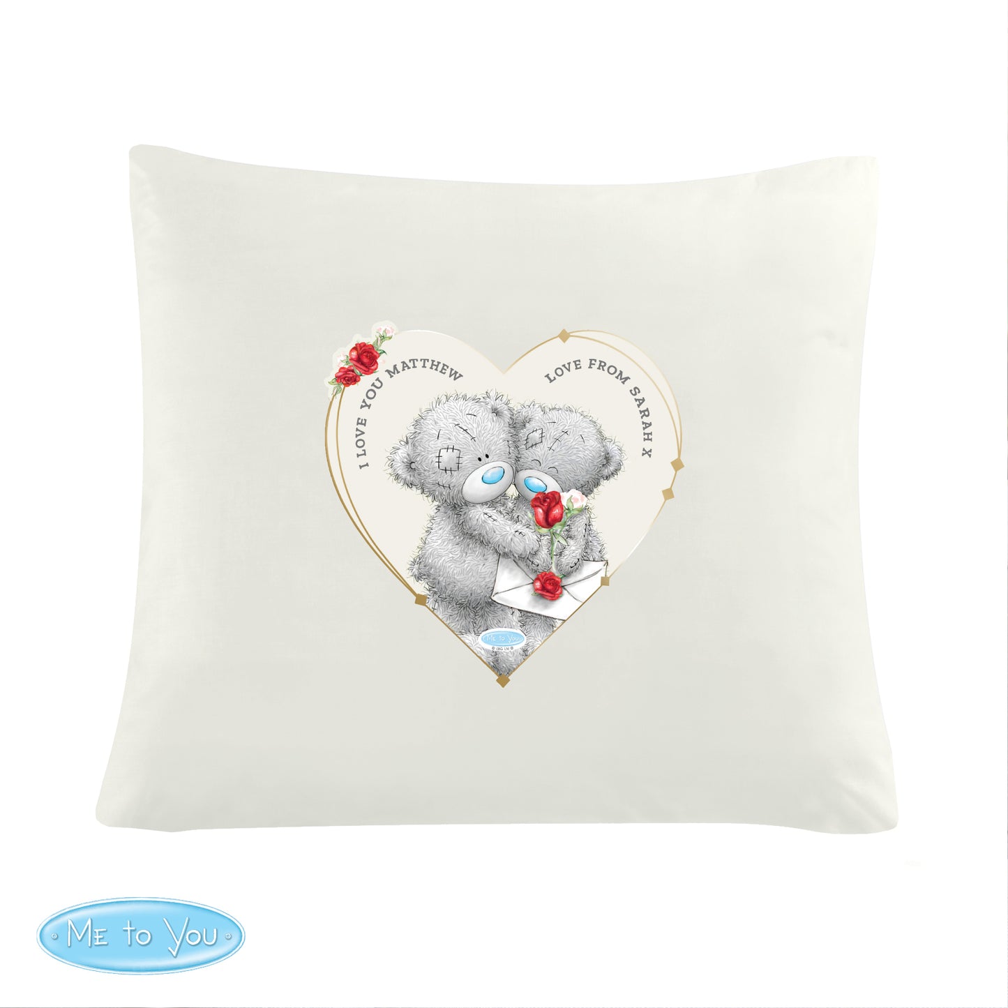 Personalised Me to You Valentine Cushion