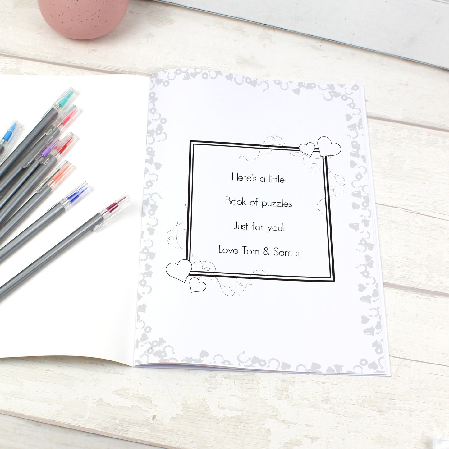 Personalised Wedding Activity Book for Girls