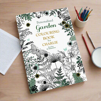 Personalised Gardening Colouring Book