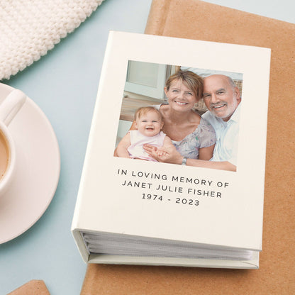 Personalised Photo Upload 6x4 Photo Album with Sleeves