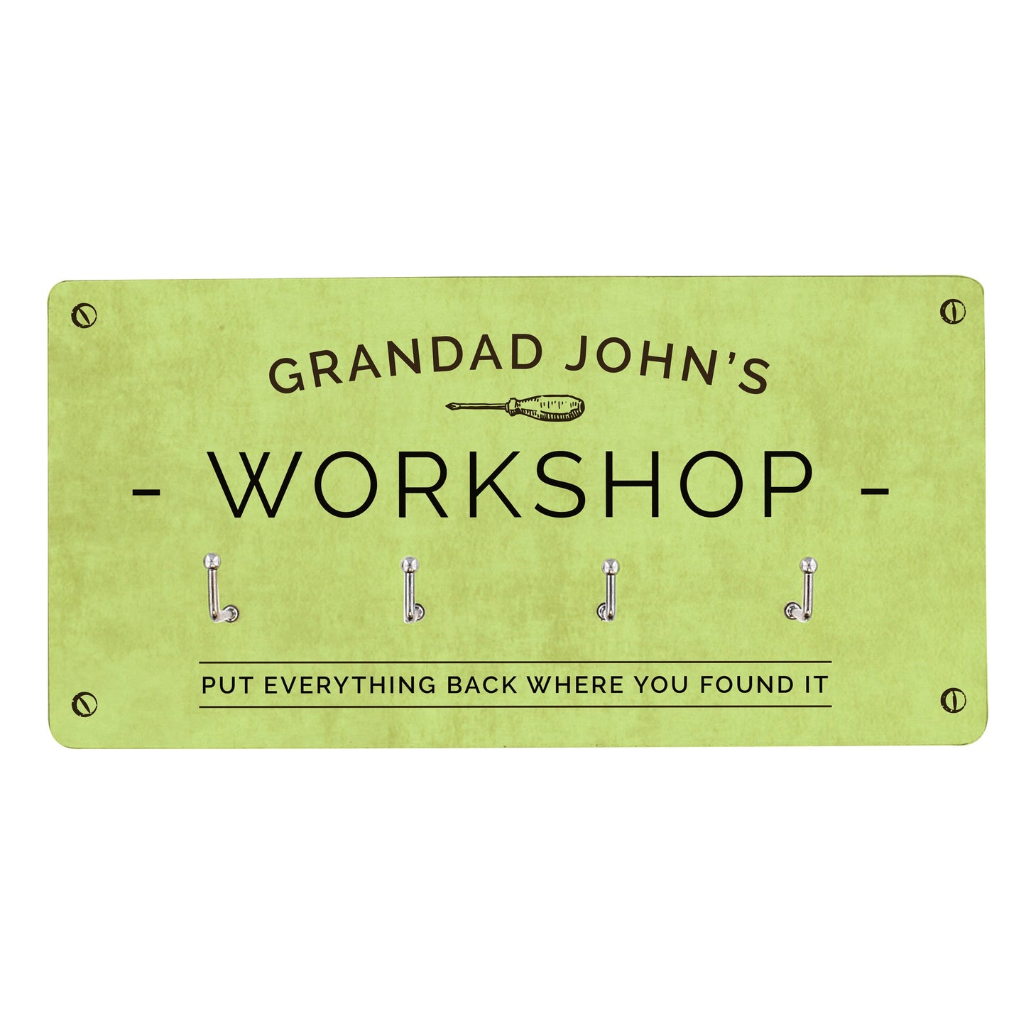 Personalised Workshop Hooks