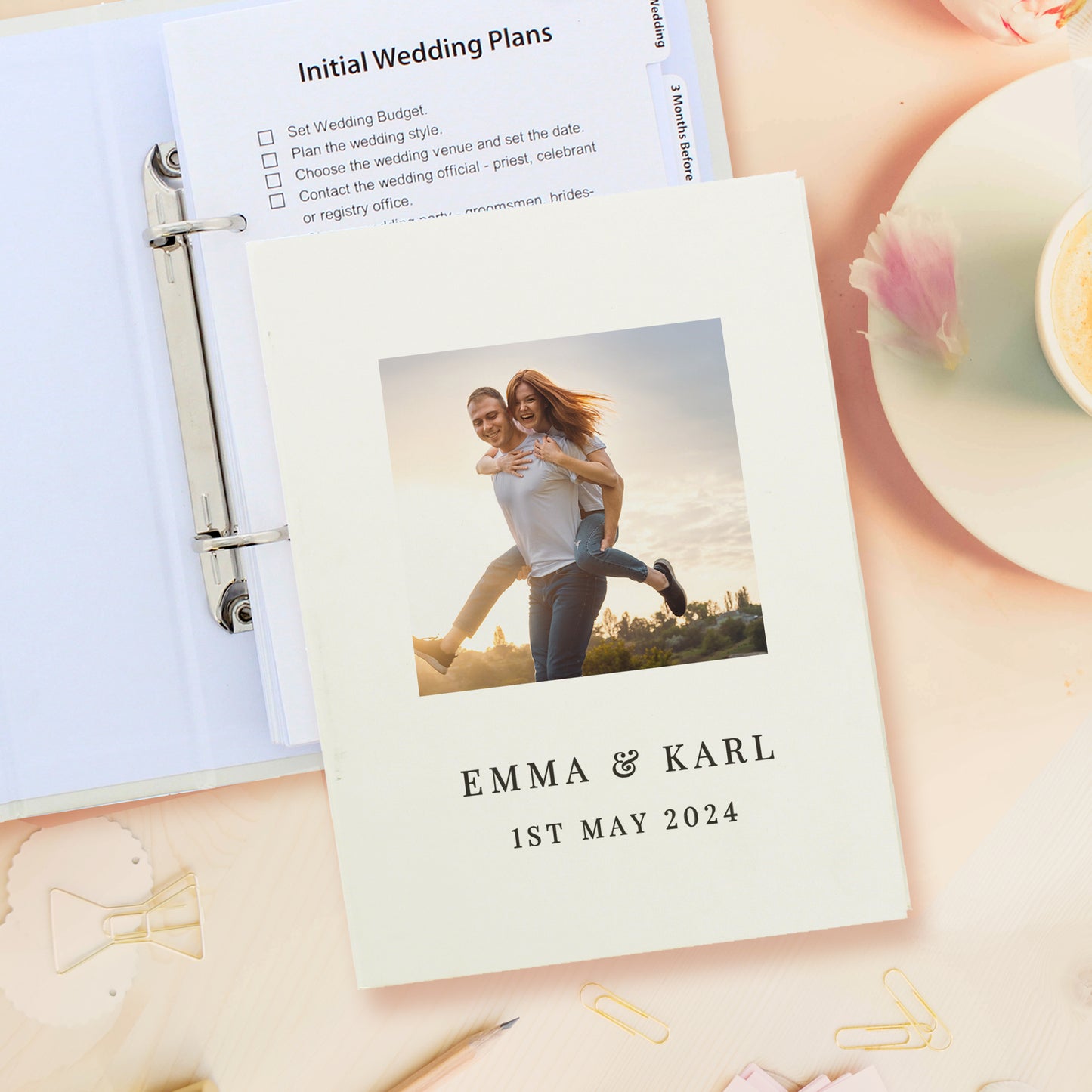 Personalised Photo Upload Wedding Planner