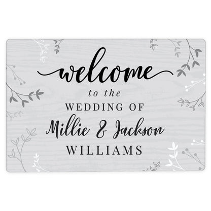 Personalised Welcome Metal Sign