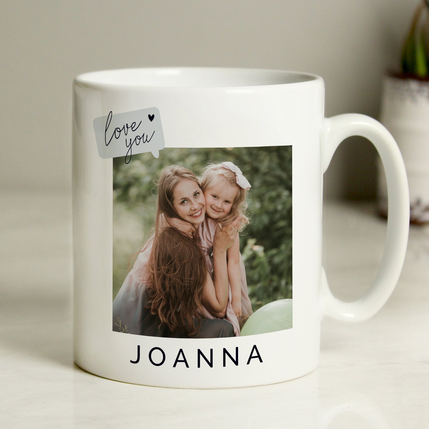 Personalised Love You Snapshot Photo Upload Mug