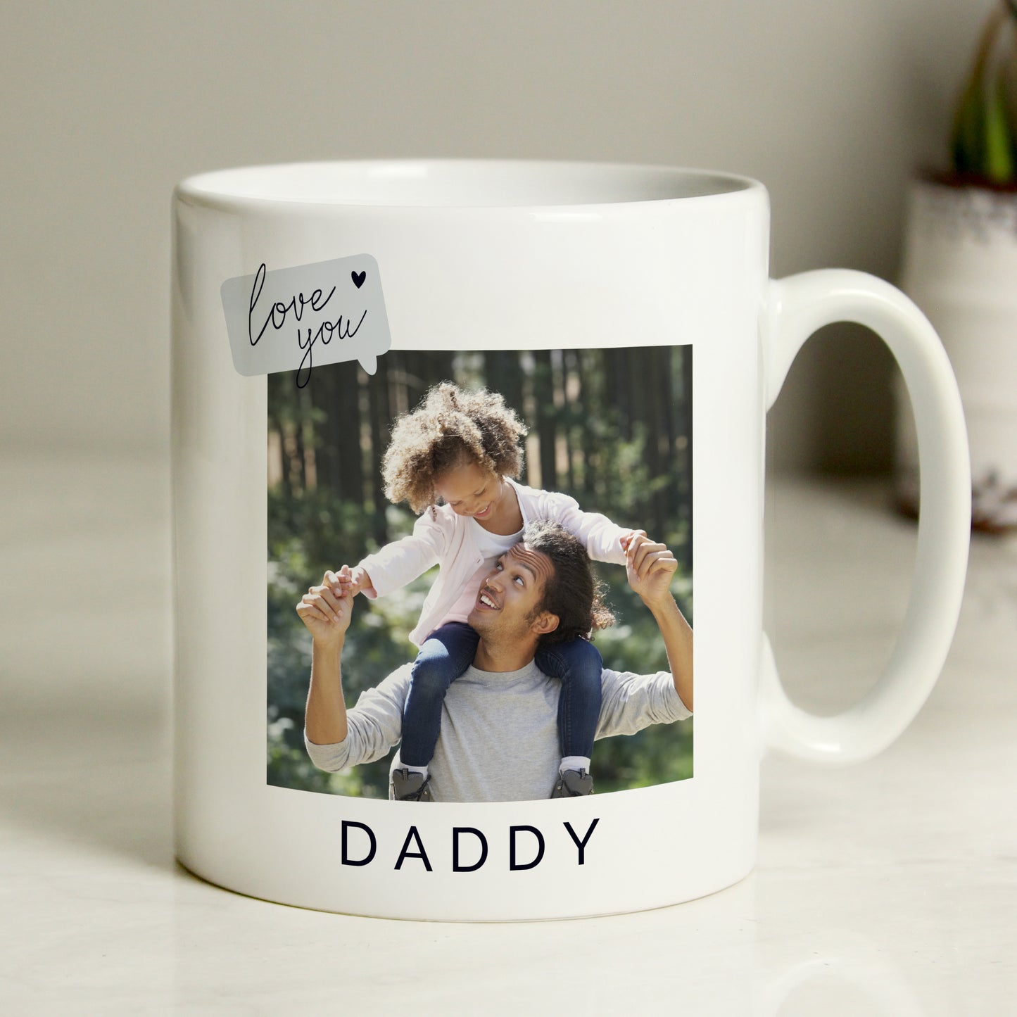 Personalised Love You Snapshot Photo Upload Mug