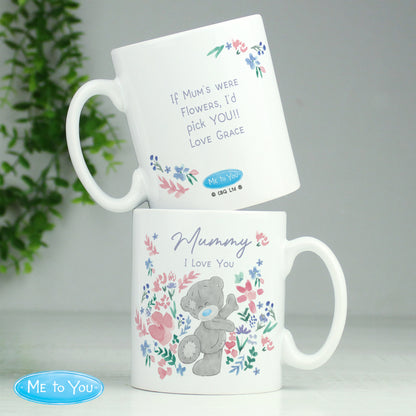 Personalised Me To You Floral Mug