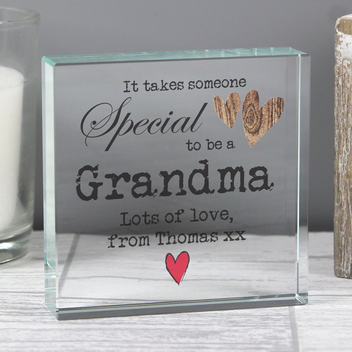 Personalised Someone Special  Crystal Token