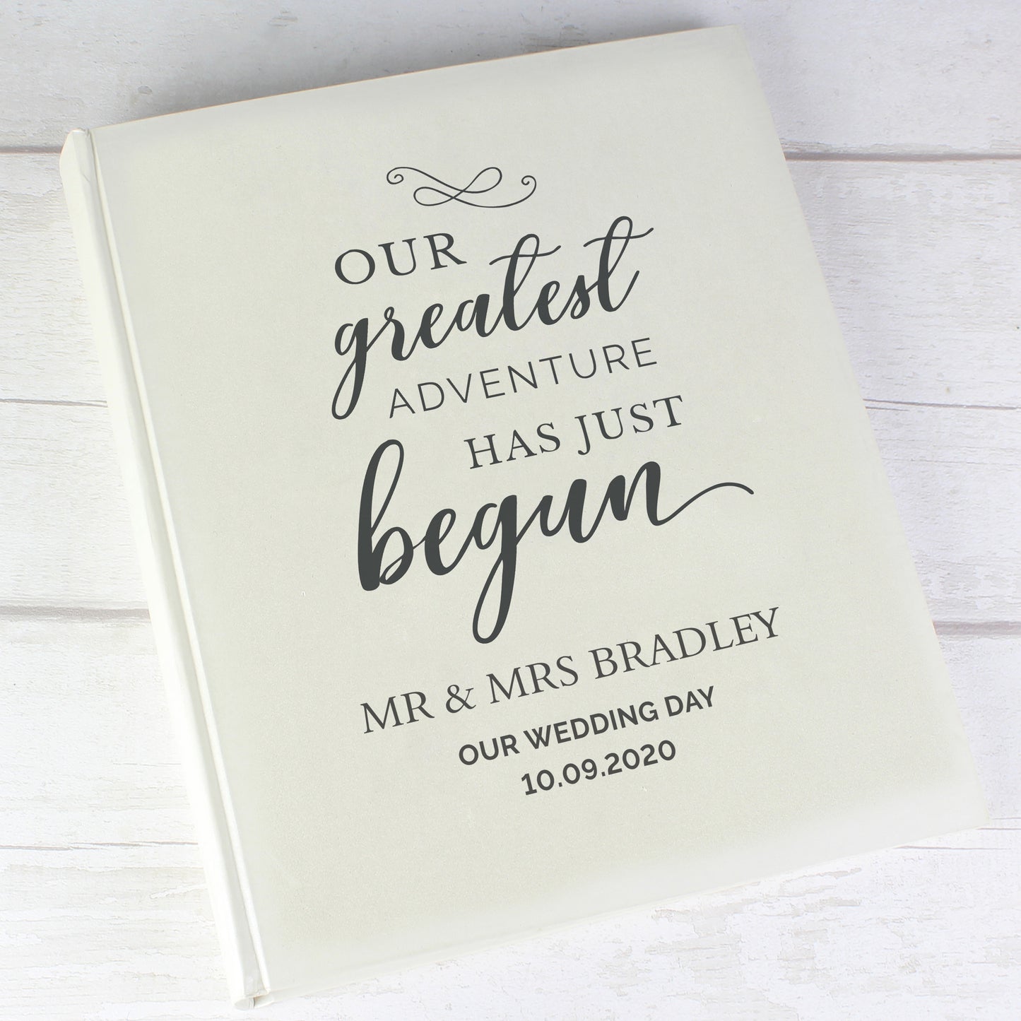 Personalised Our Greatest Adventure Traditional Photo Album