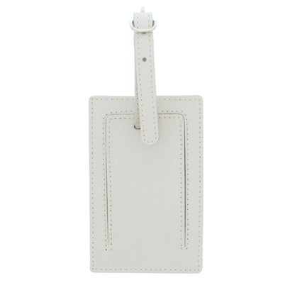 Personalised Classic Cream Luggage Tag