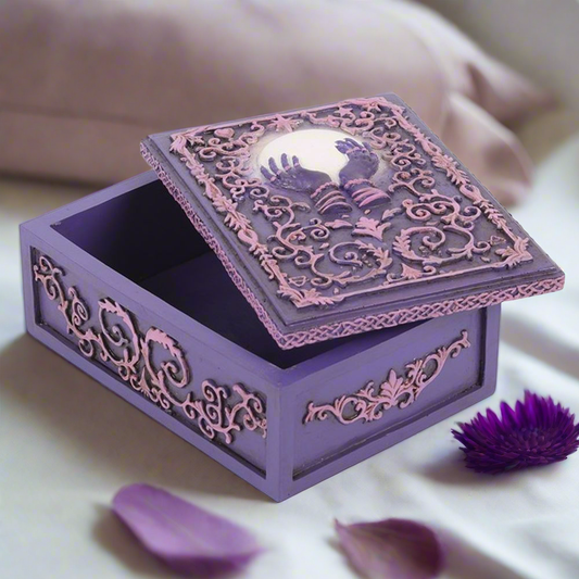 Mystical Crystal Ball Resin Storage Box