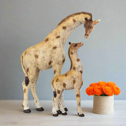 Stand Tall Giraffe Mother and Baby Ornament