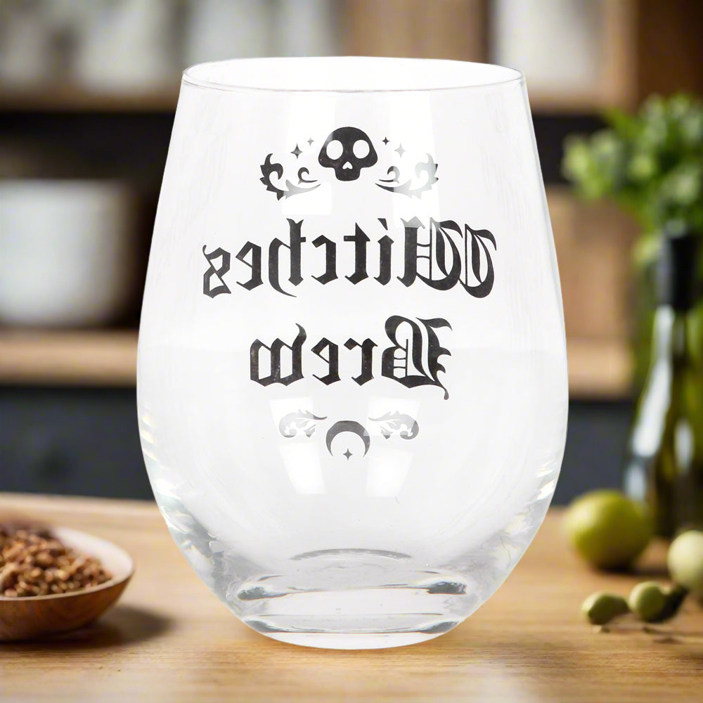 Witches Brew Stemless Wine Glass