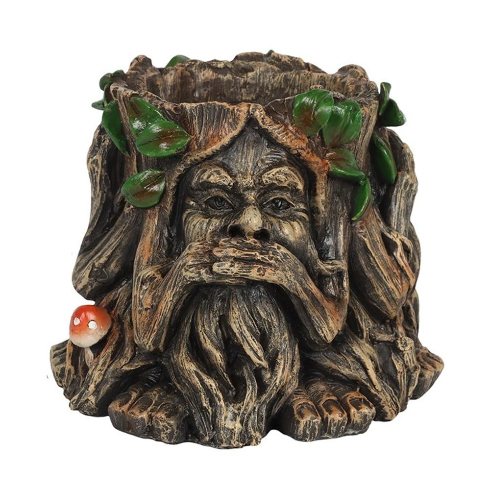 14cm Green Man Plant Pot