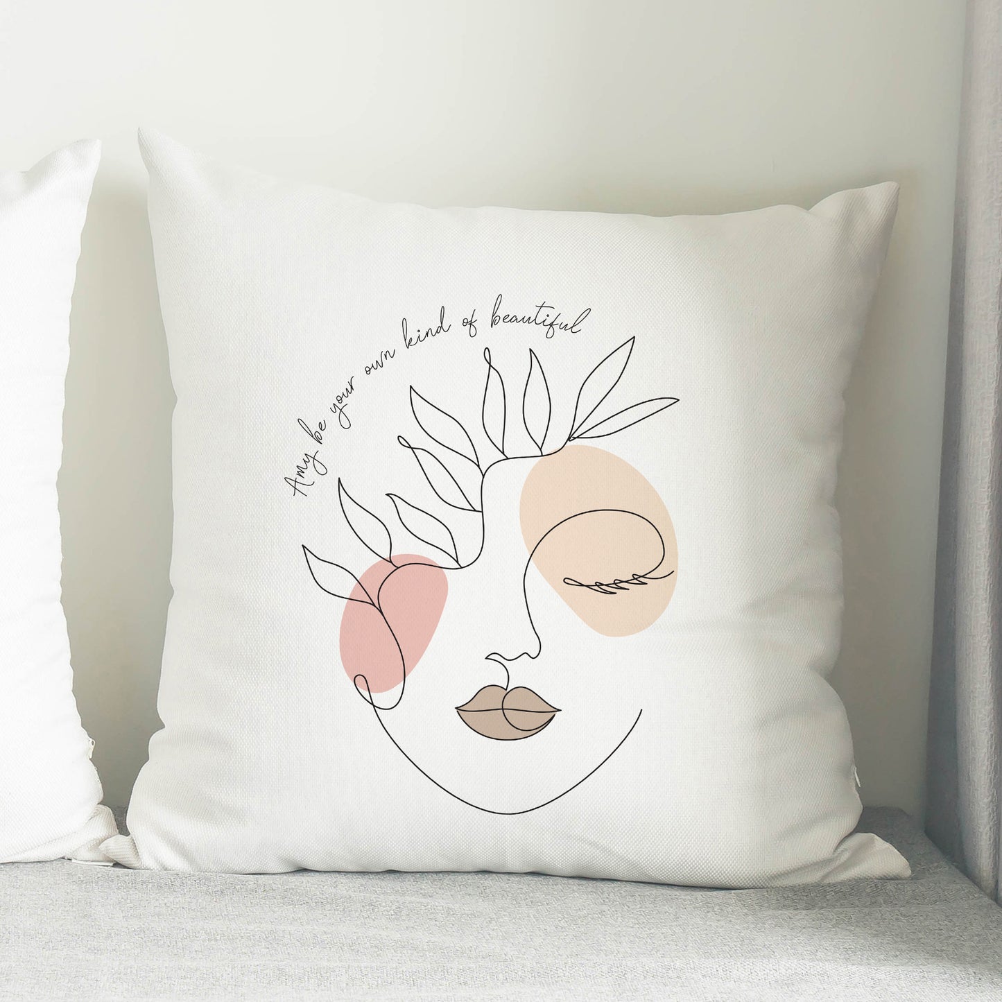 Personalised Grace Fine Line Cushion