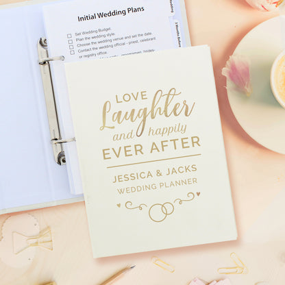 Personalised Happily Ever After Wedding Planner